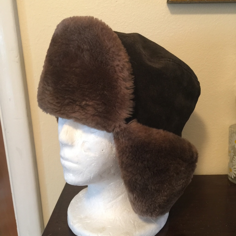 Fur and Suede Unixes  TRAPPER Hat Made in Canada
